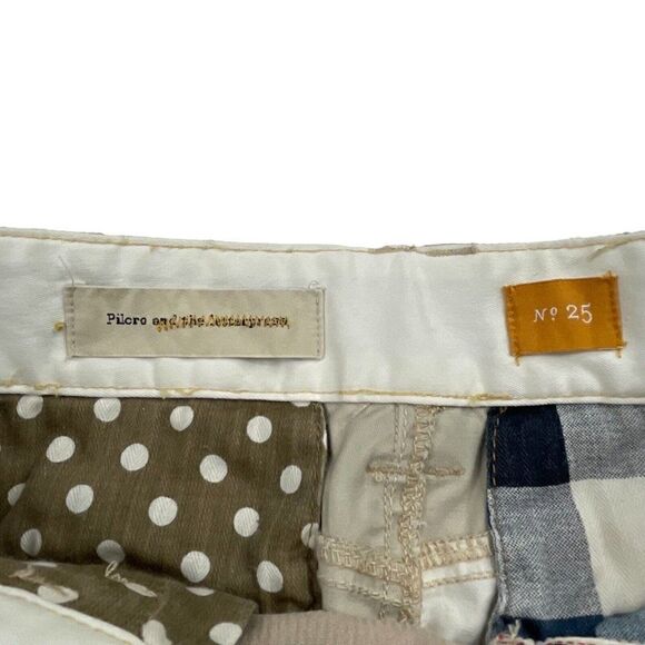 Anthropologie Pilcro And The Letterpress Corduroy Patchwork Skirt - Picture 4 of 10